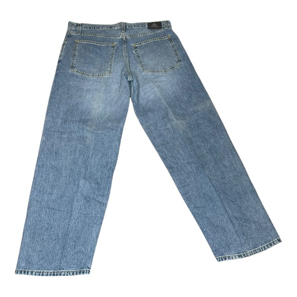Y2K Levis Silver Tab Baggy Relaxed Fit Straight Leg Denim Jeans Blue Size 36x32 - Picture 2 of 9